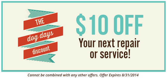 Dog Days Coupon | Automotive Tips form Pinterest